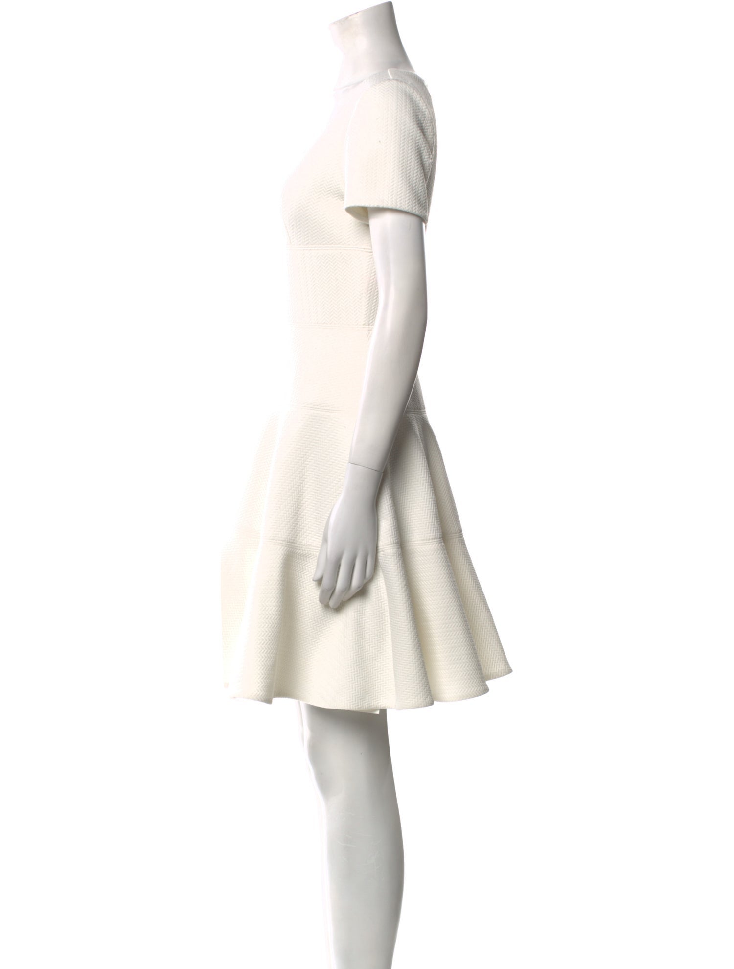 Rebecca Taylor Scoop Neck Mini Dress