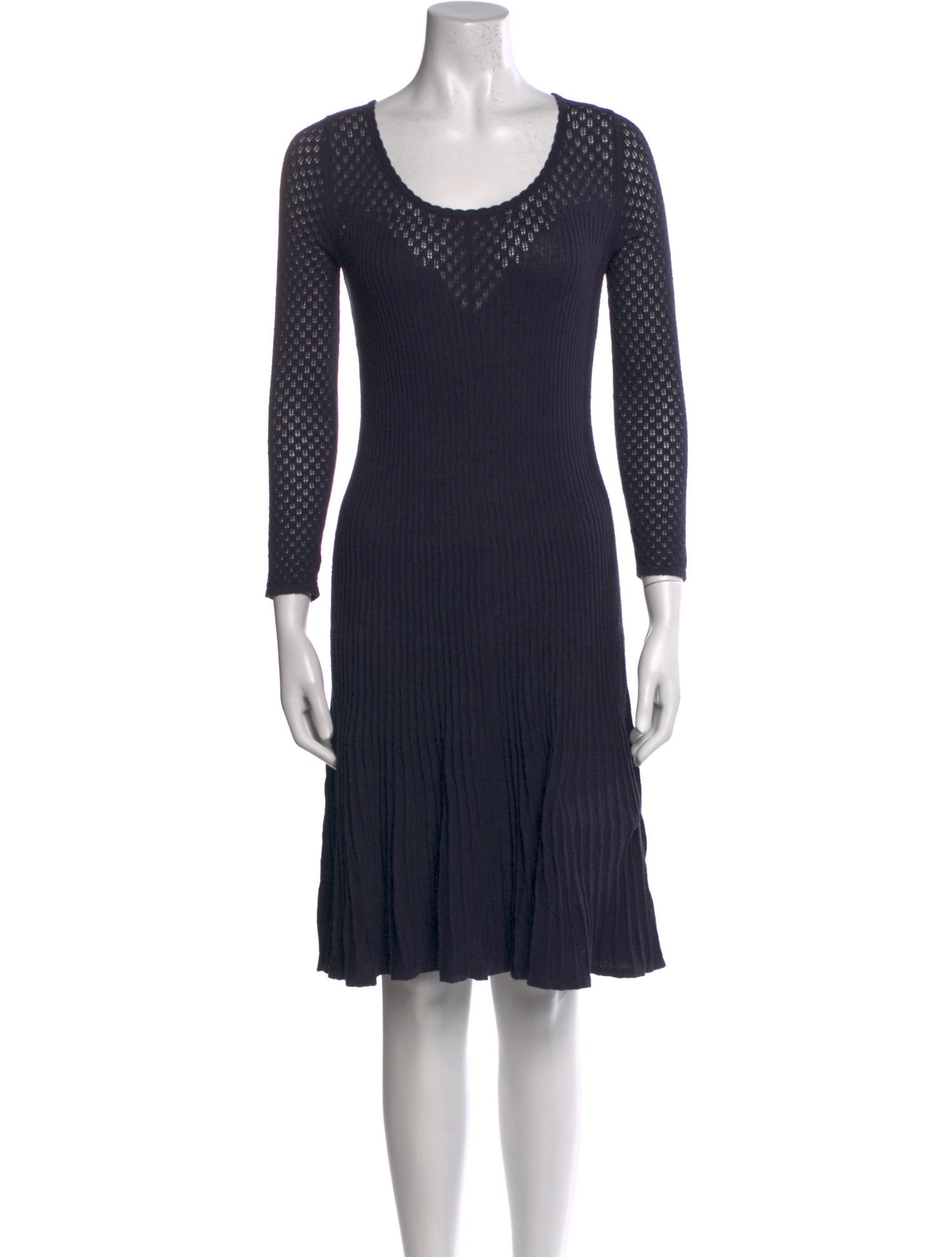 Rebecca Taylor Scoop Neck Mini Dress