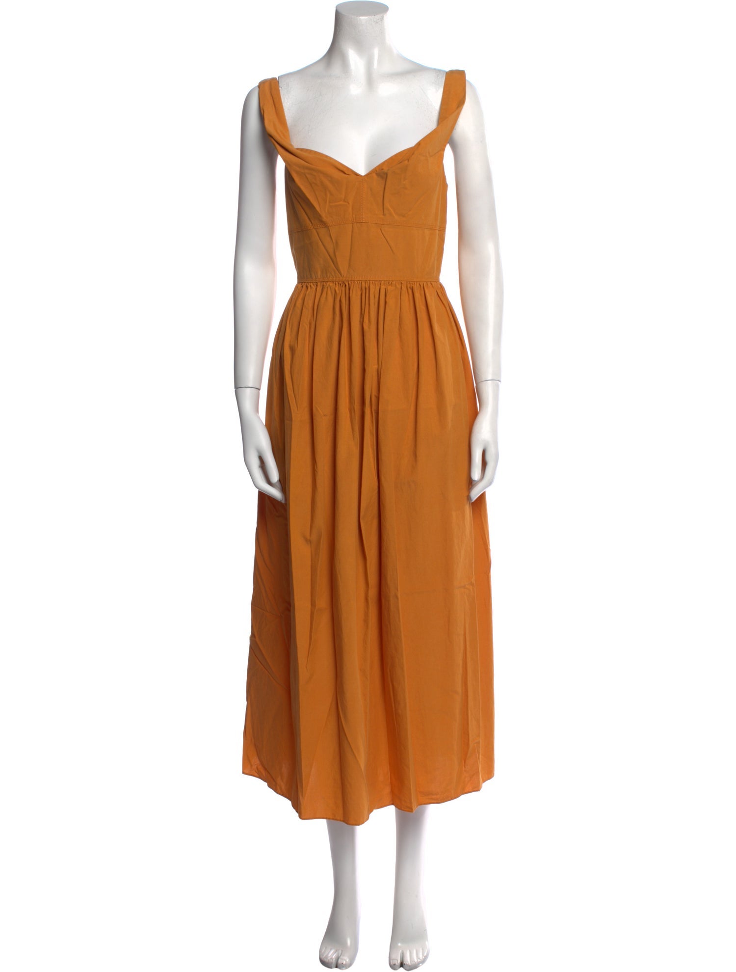 Rebecca Taylor Square Neckline Long Dress