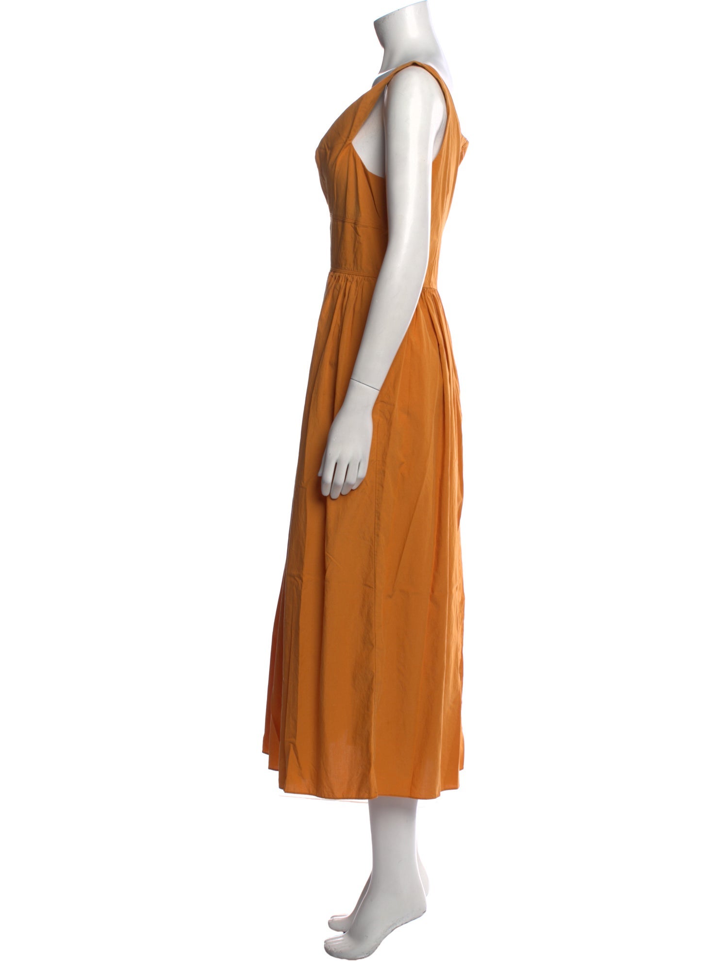 Rebecca Taylor Square Neckline Long Dress