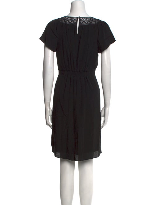 Rebecca Taylor Scoop Neck Knee-Length Dress