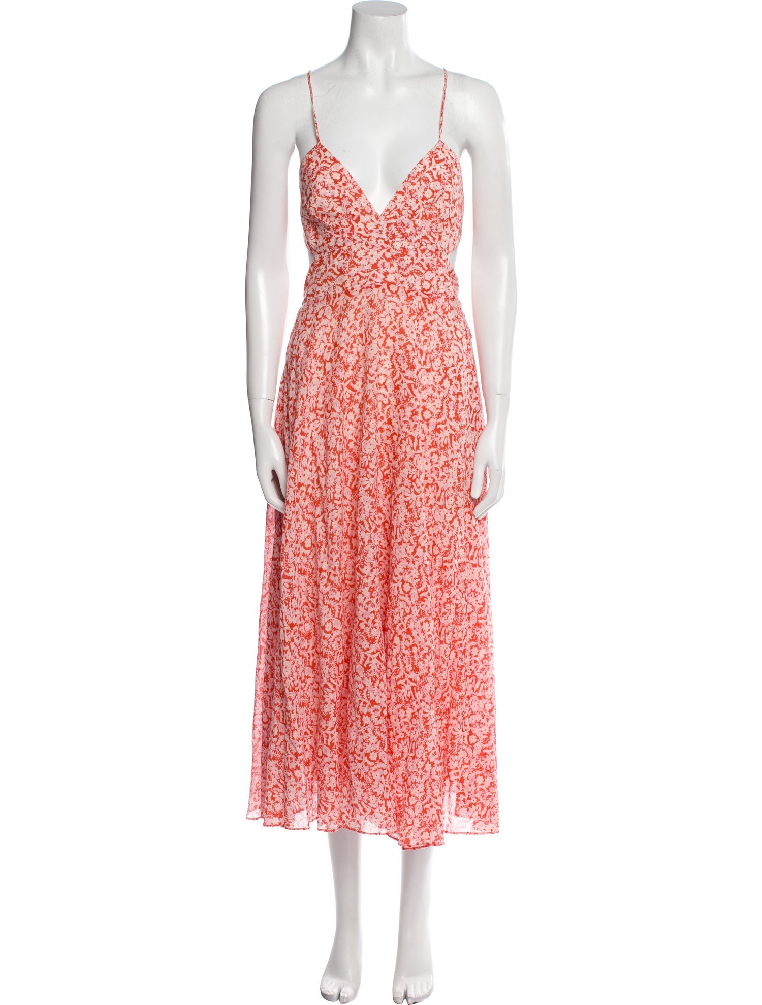 Rebecca Taylor Floral Print Long Dress