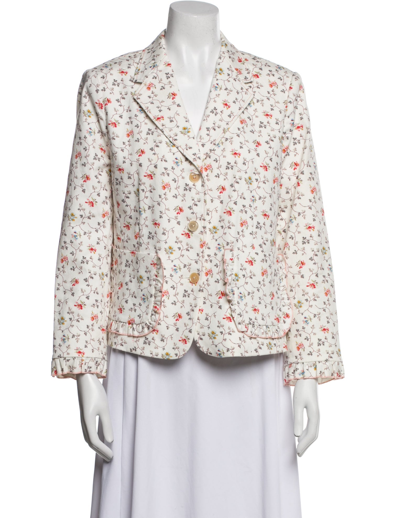 Rebecca Taylor Floral Print Blazer