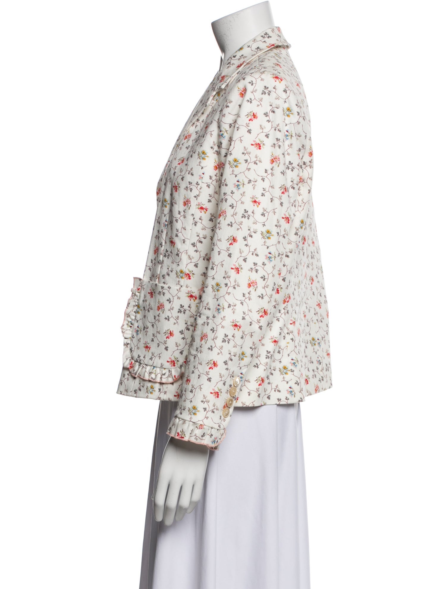 Rebecca Taylor Floral Print Blazer