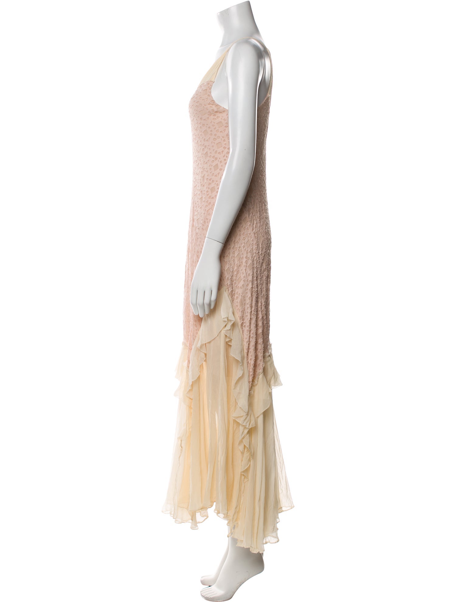 Rebecca Taylor V-Neck Long Dress