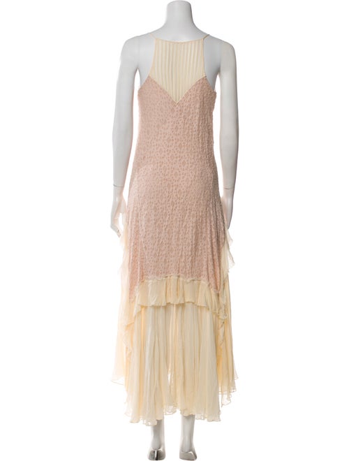 Rebecca Taylor V-Neck Long Dress