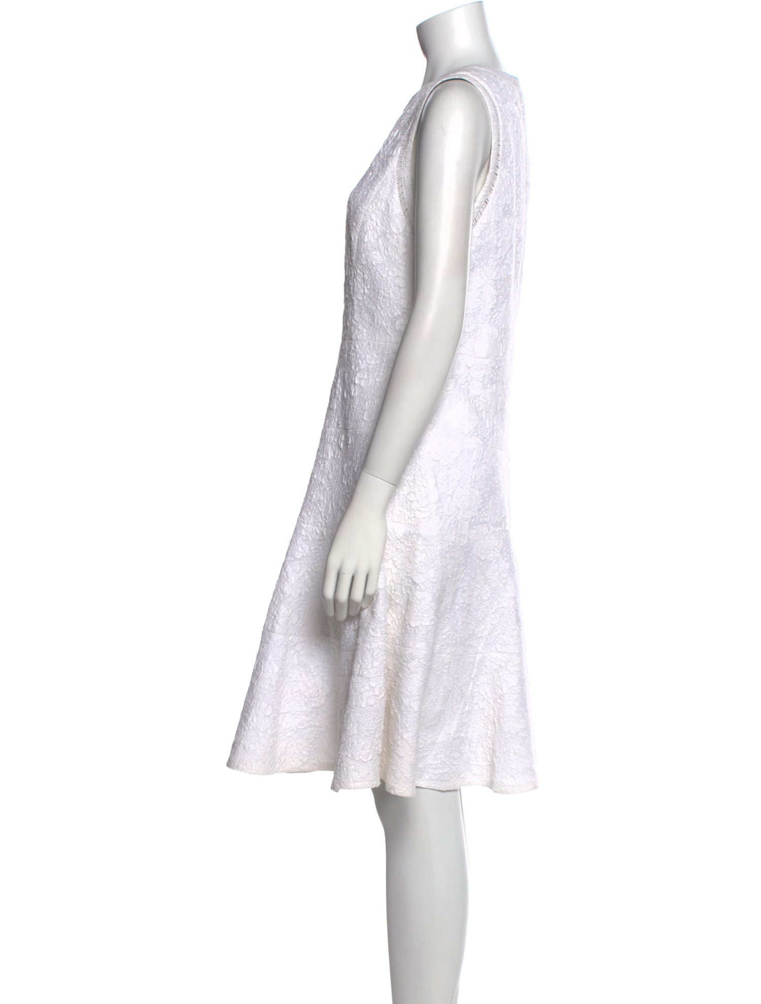 Rebecca Taylor Crew Neck Knee-Length Dress