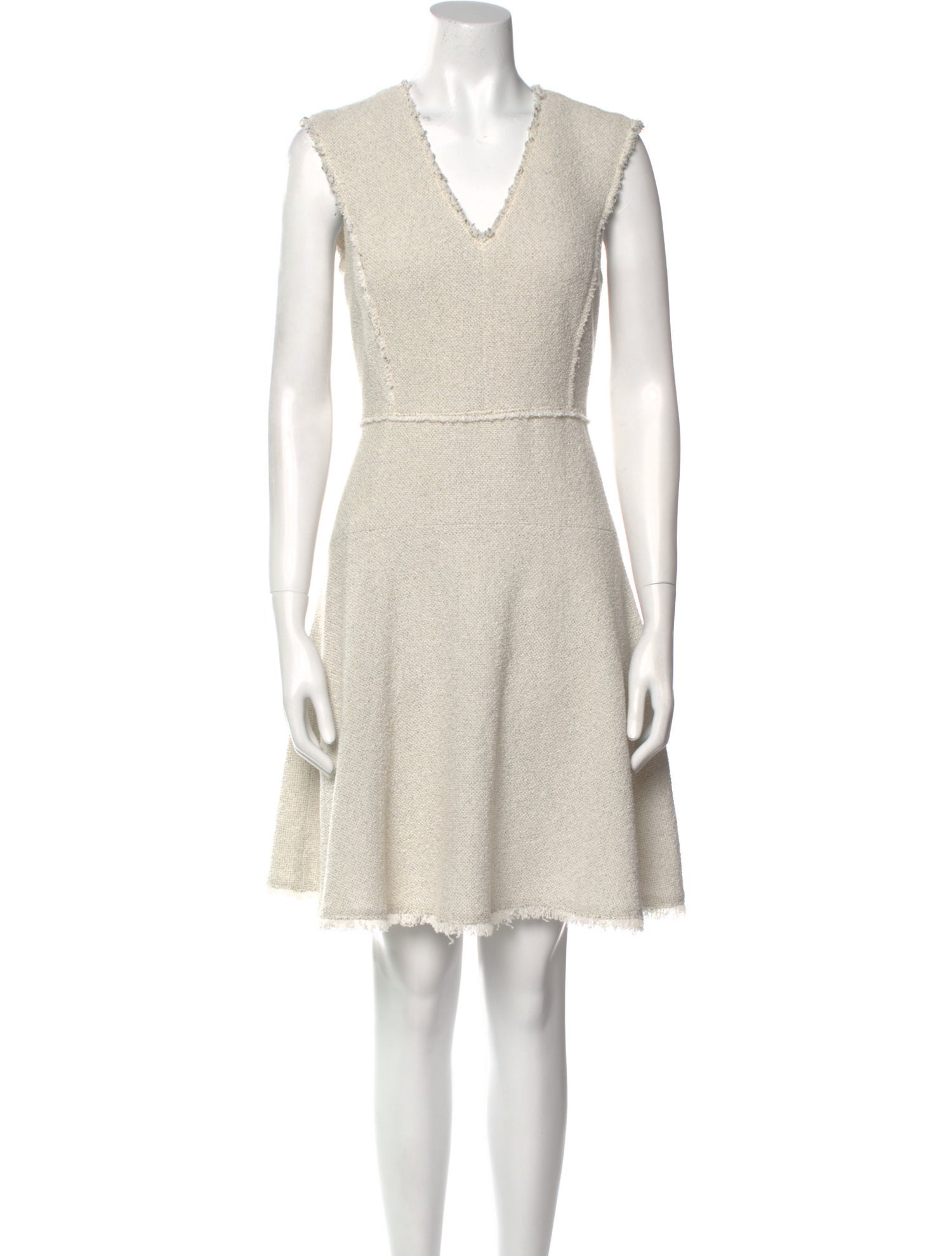 Rebecca Taylor V-Neck Knee-Length Dress