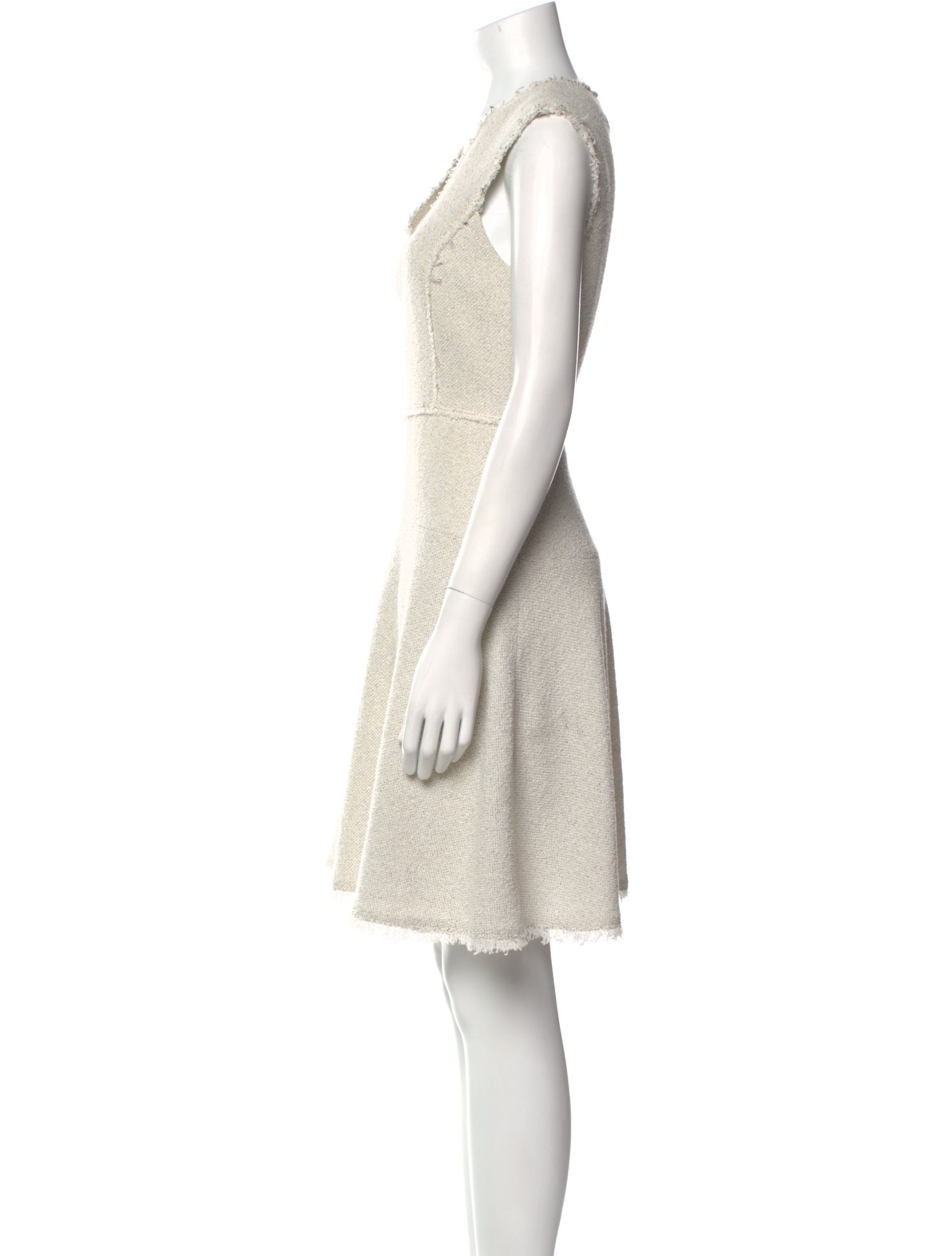 Rebecca Taylor V-Neck Knee-Length Dress