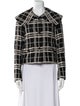 Rebecca Taylor Plaid Print Evening Jacket