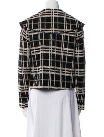 Rebecca Taylor Plaid Print Evening Jacket
