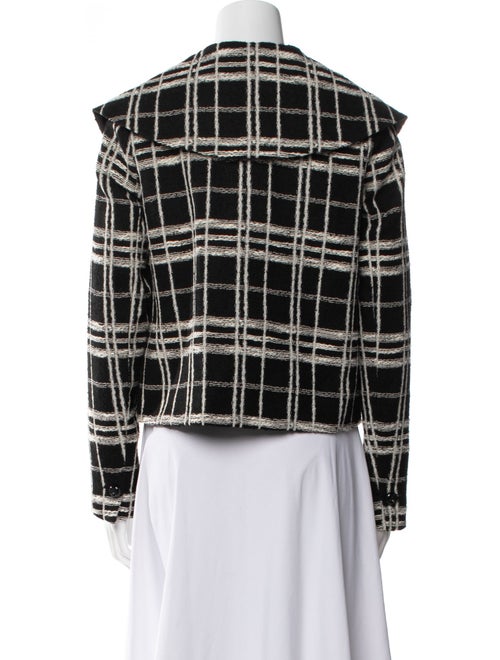 Rebecca Taylor Plaid Print Evening Jacket