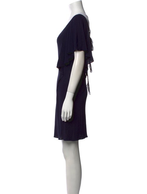 Rebecca Taylor Scoop Neck Mini Dress