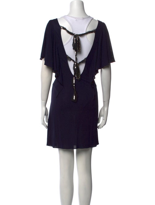 Rebecca Taylor Scoop Neck Mini Dress