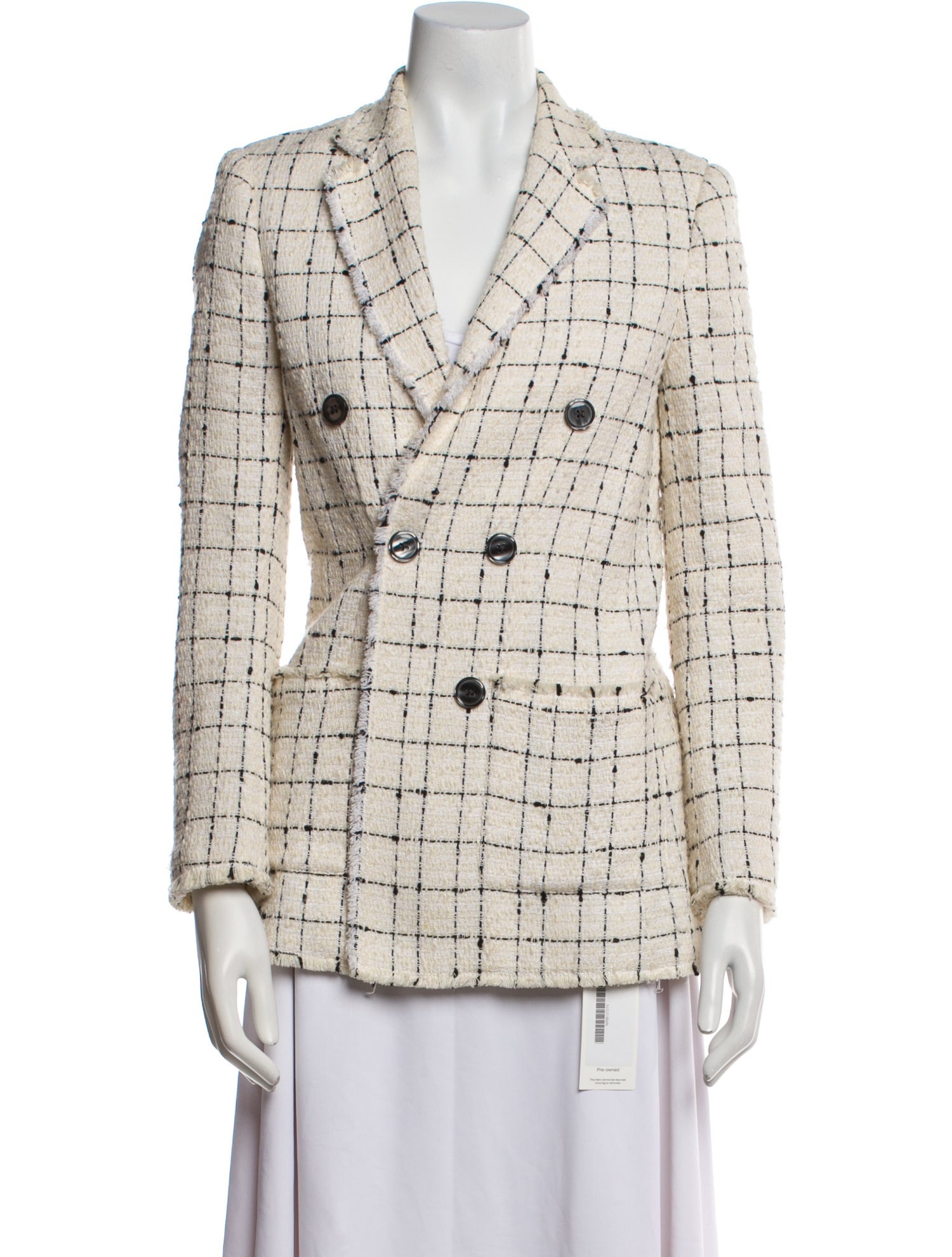 Rebecca Taylor Plaid Print Blazer