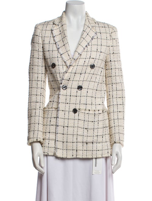 Rebecca Taylor Plaid Print Blazer