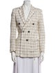 Rebecca Taylor Plaid Print Blazer