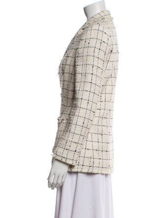 Rebecca Taylor Plaid Print Blazer