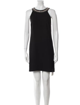 Rebecca Taylor Crew Neck Mini Dress