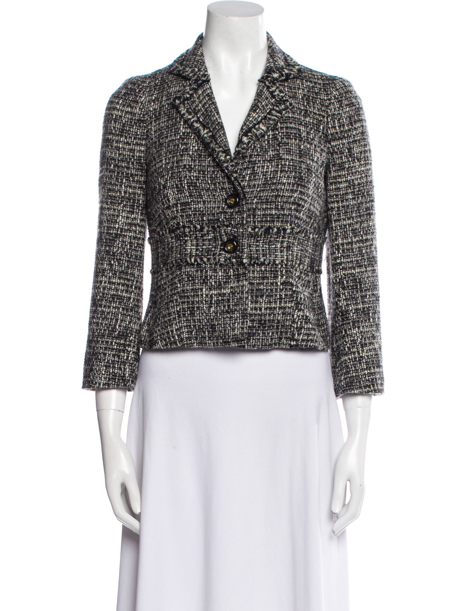Rebecca Taylor Plaid Print Blazer