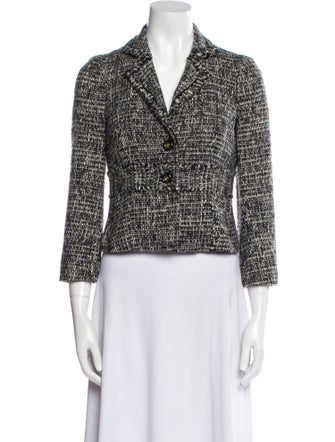 Rebecca Taylor Plaid Print Blazer