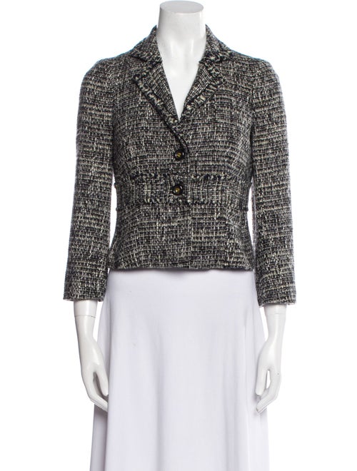 Rebecca Taylor Plaid Print Blazer