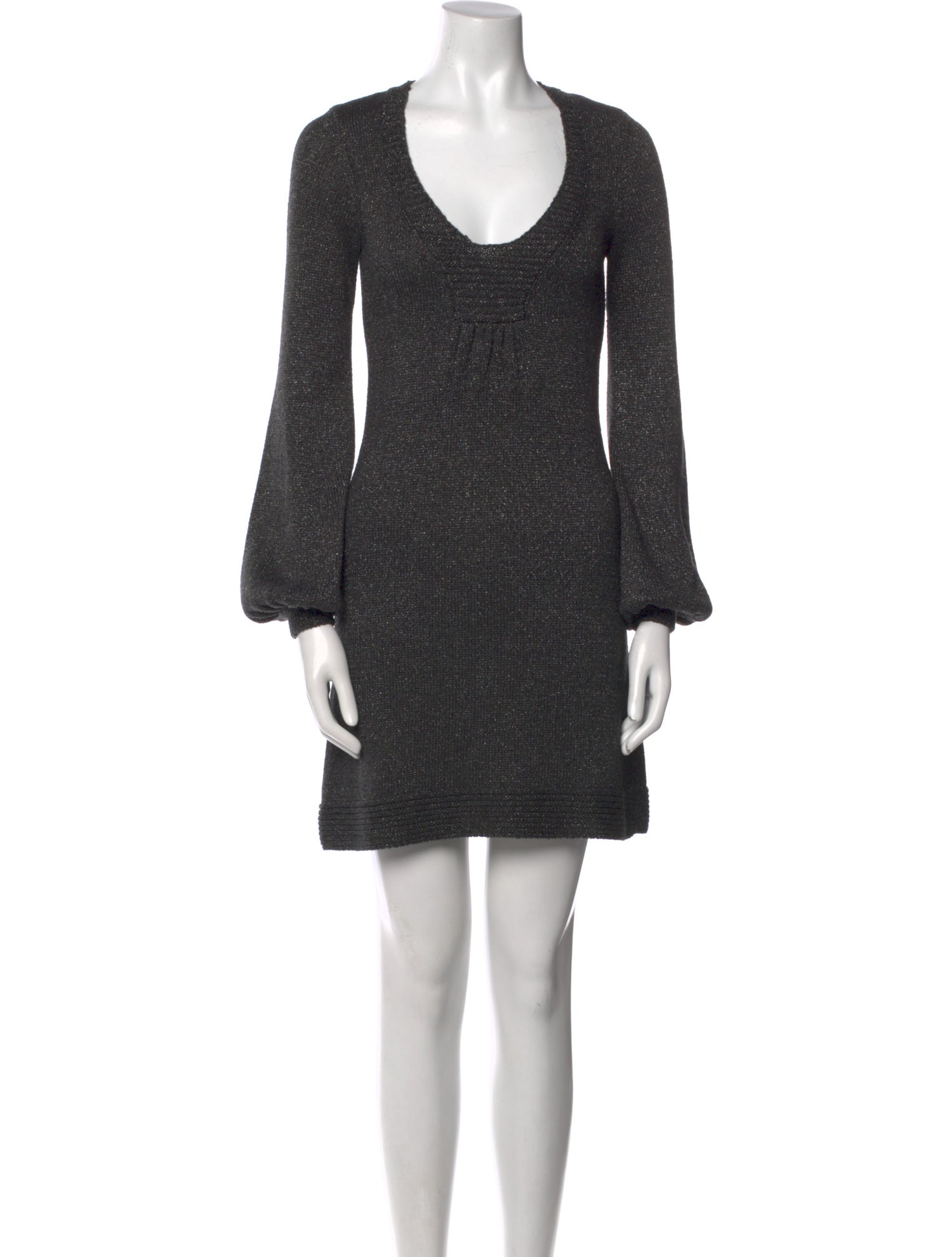 Rebecca Taylor Scoop Neck Mini Dress