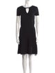 Rebecca Taylor Crew Neck Knee-Length Dress