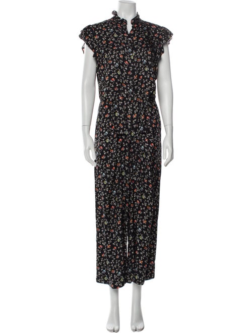 Rebecca Taylor Silk Printed Jumpsuit