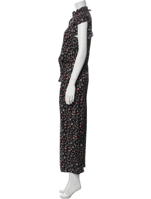 Rebecca Taylor Silk Printed Jumpsuit