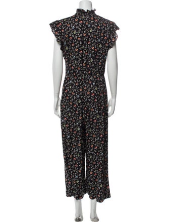 Rebecca Taylor Silk Printed Jumpsuit
