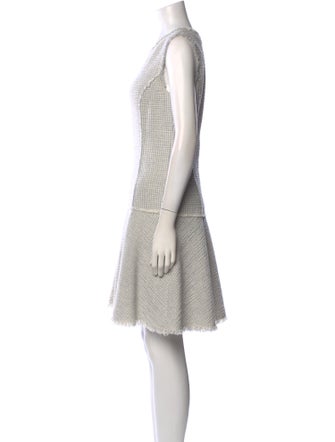 Rebecca Taylor Scoop Neck Knee-Length Dress