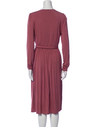 Rebecca Taylor V-Neck Midi Length Dress