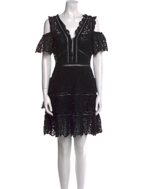 Rebecca Taylor V-Neck Mini Dress