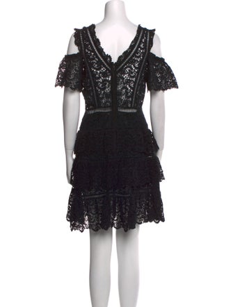 Rebecca Taylor V-Neck Mini Dress