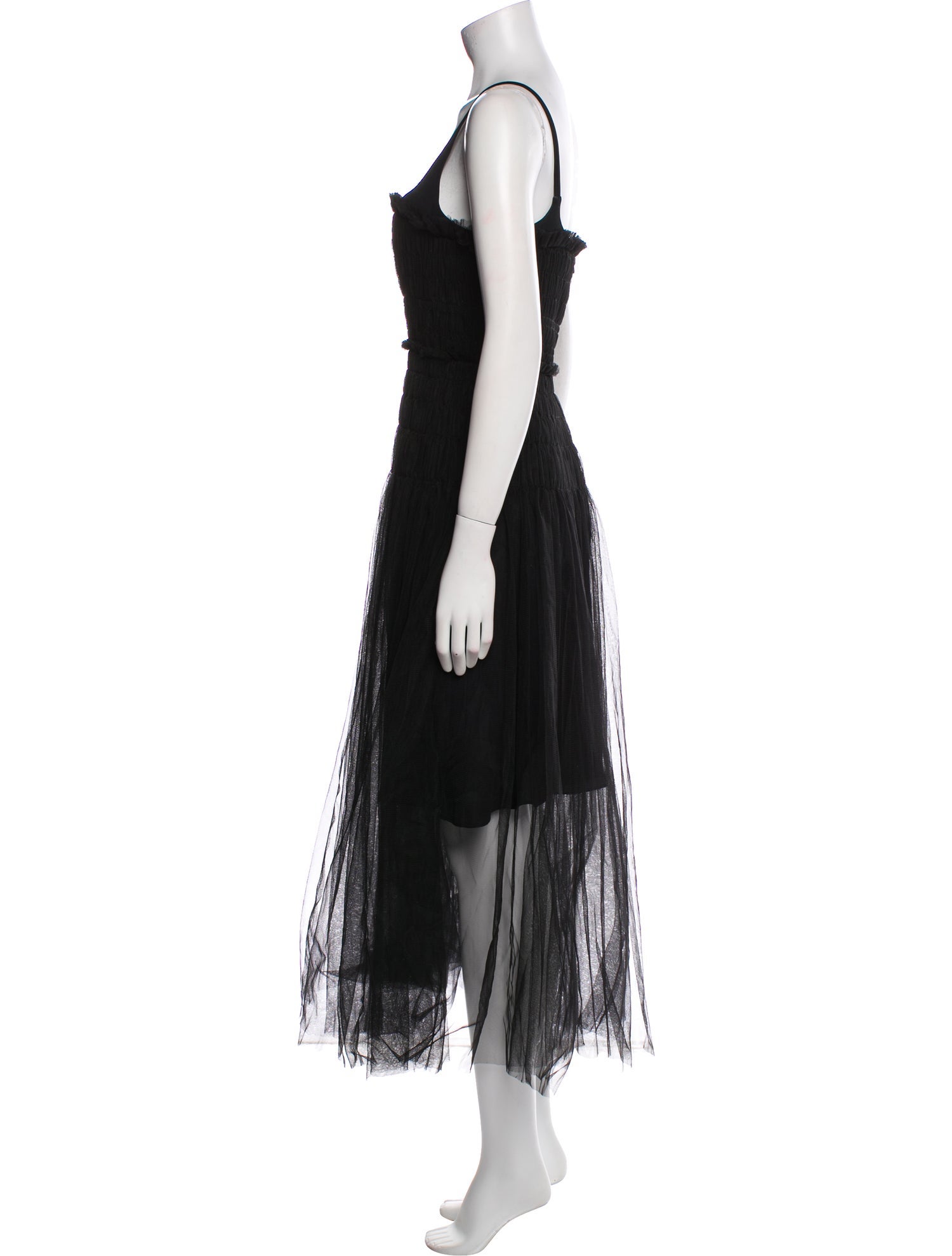 Rebecca Taylor Square Neckline Long Dress