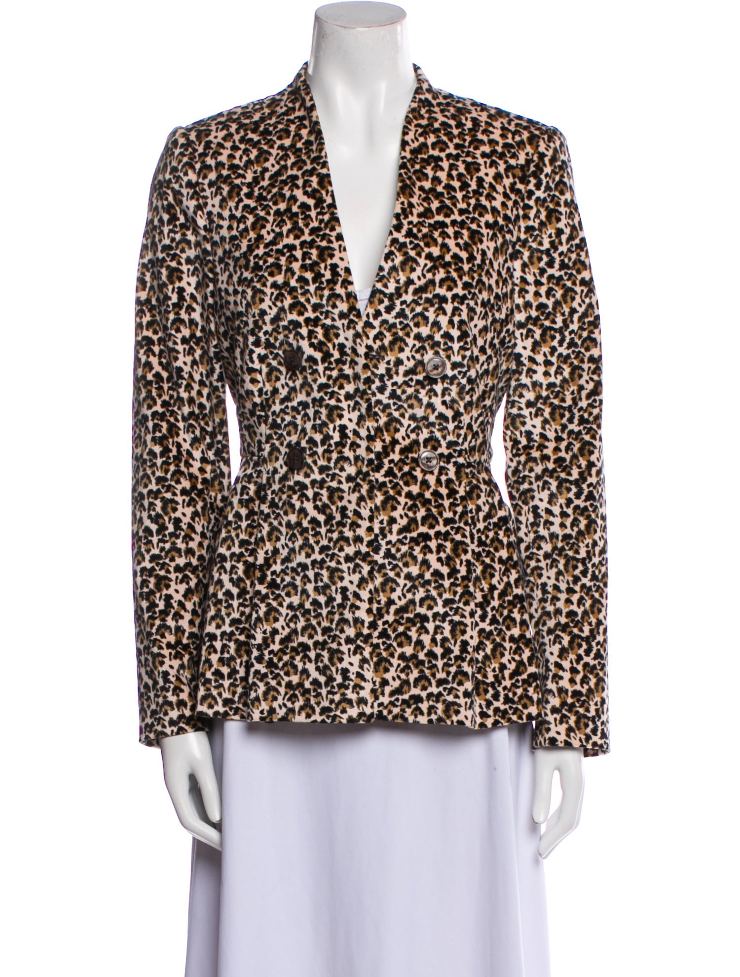 Rebecca Taylor Animal Print Blazer