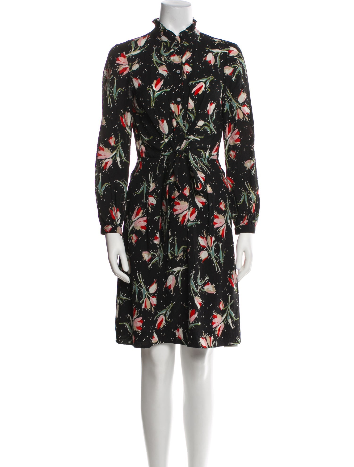 Rebecca Taylor Silk Knee-Length Dress