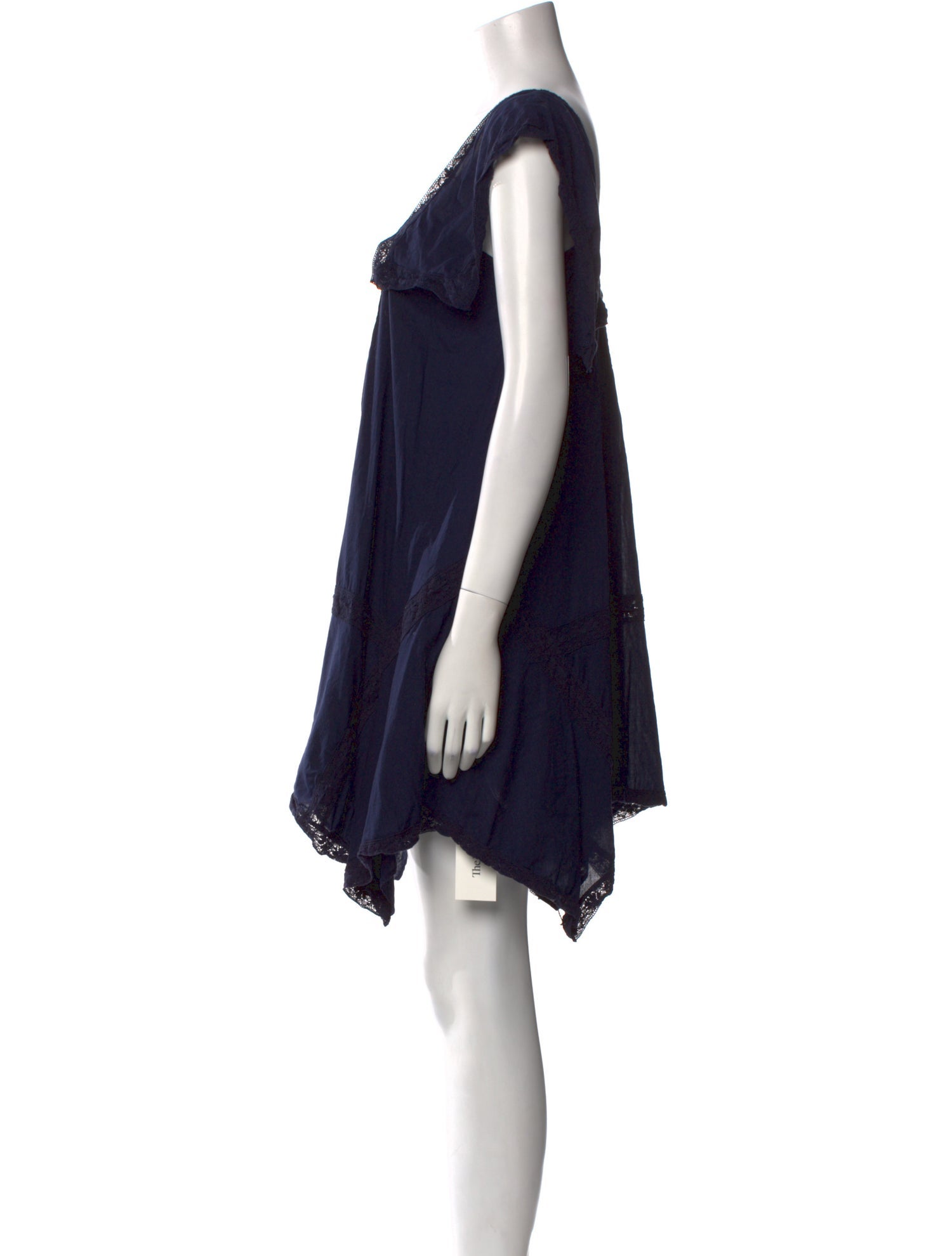 Rebecca Taylor Square Neckline Mini Dress