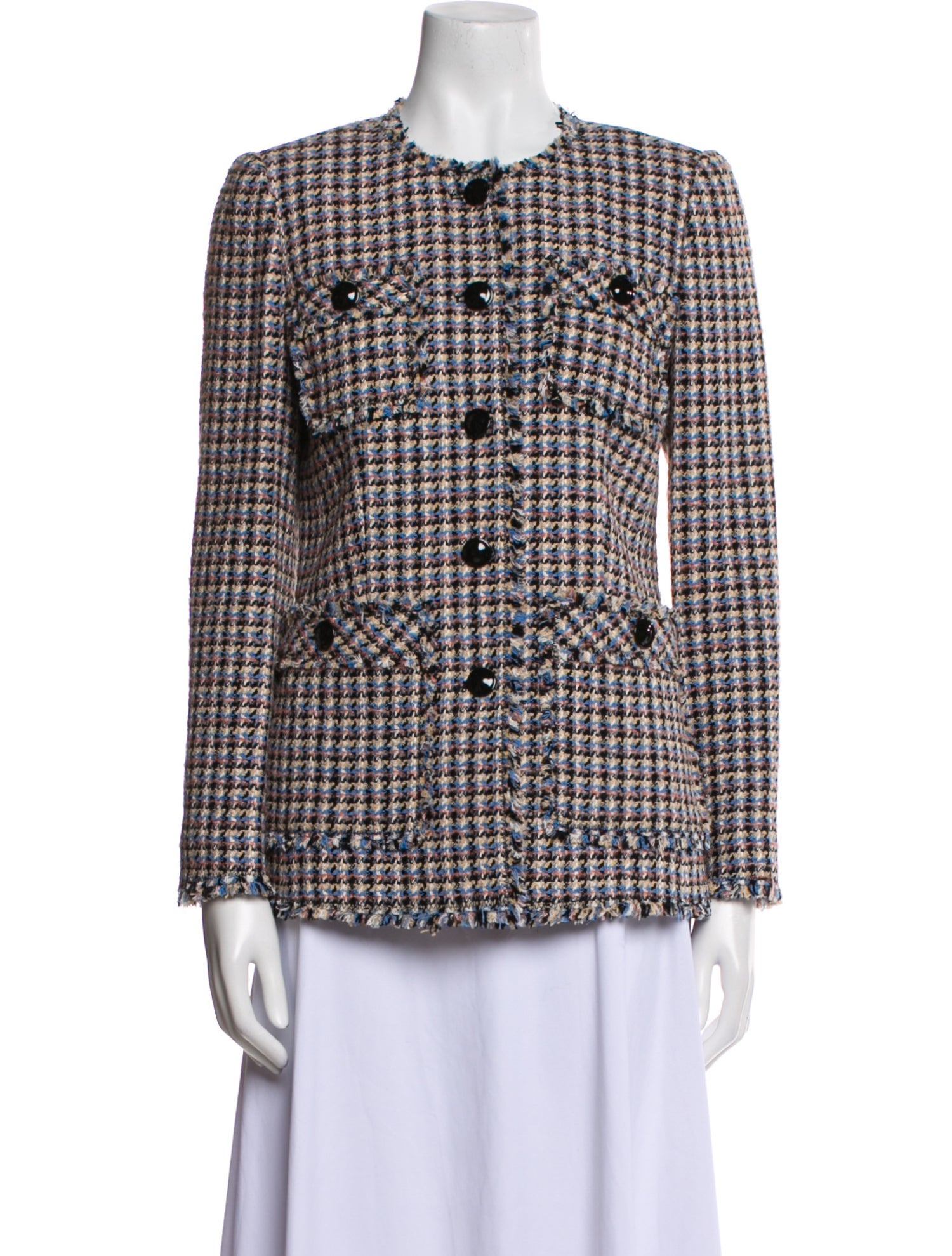 Rebecca Taylor Tweed Pattern Jacket