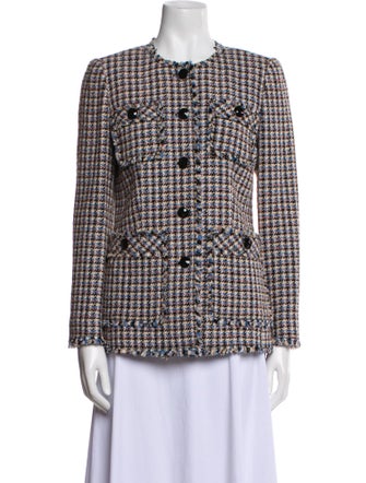Rebecca Taylor Tweed Pattern Jacket