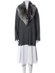 Rebecca Taylor Wool Fur Coat