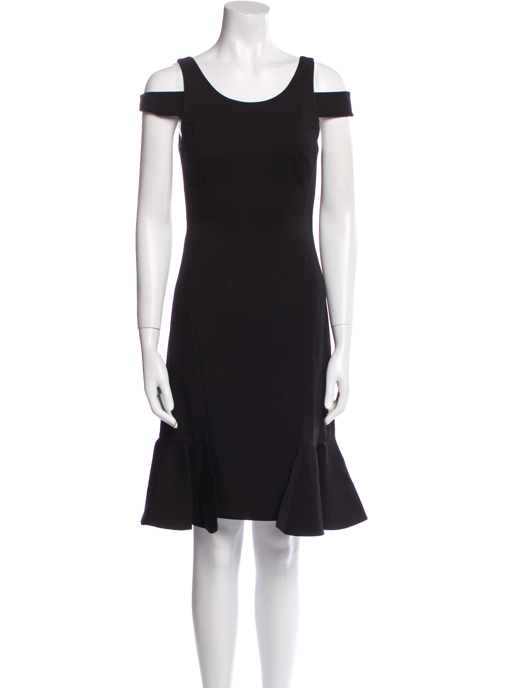 Rebecca Taylor Scoop Neck Knee-Length Dress