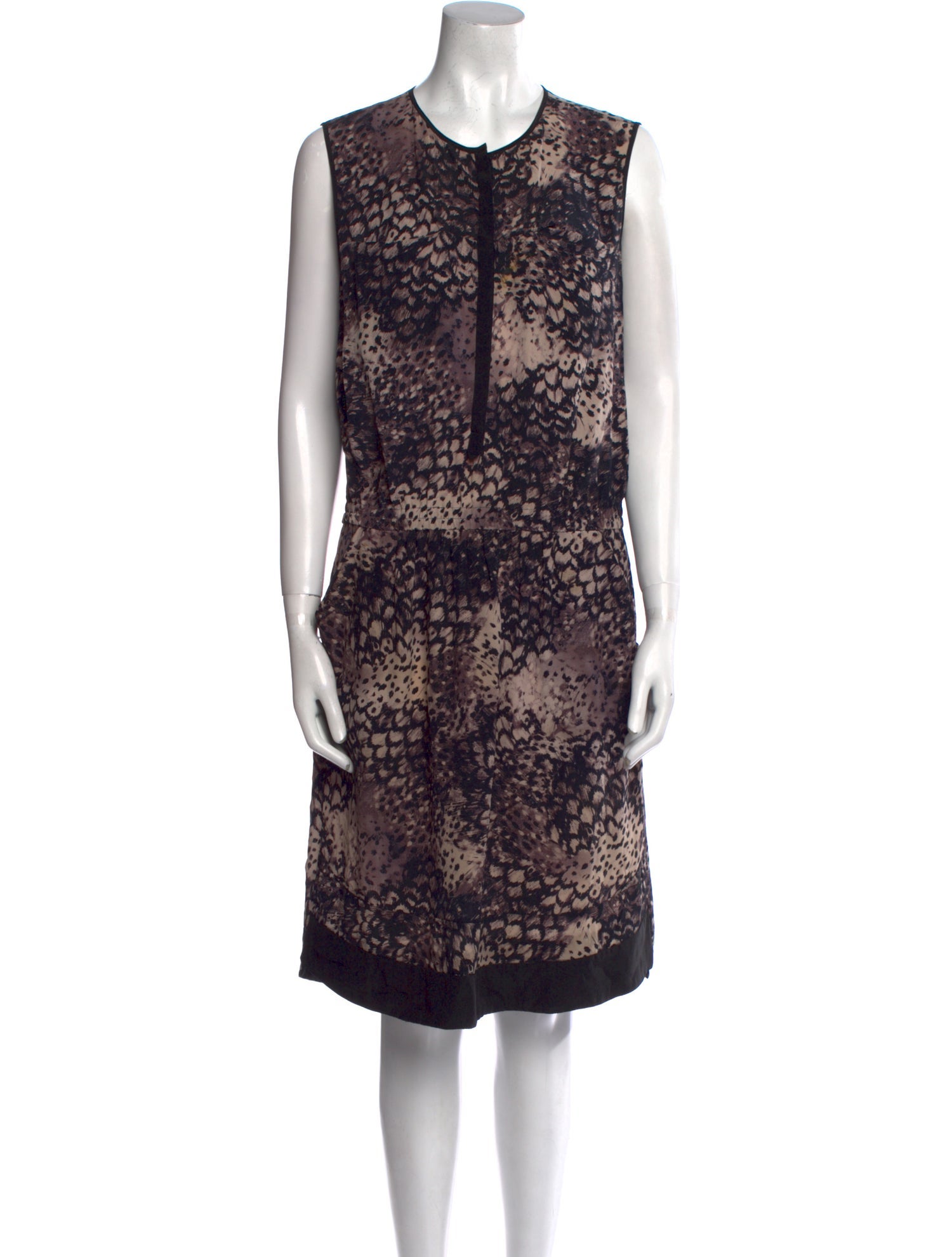 Rebecca Taylor Printed Knee-Length Dress