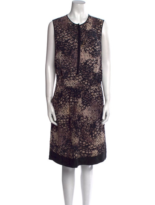 Rebecca Taylor Printed Knee-Length Dress