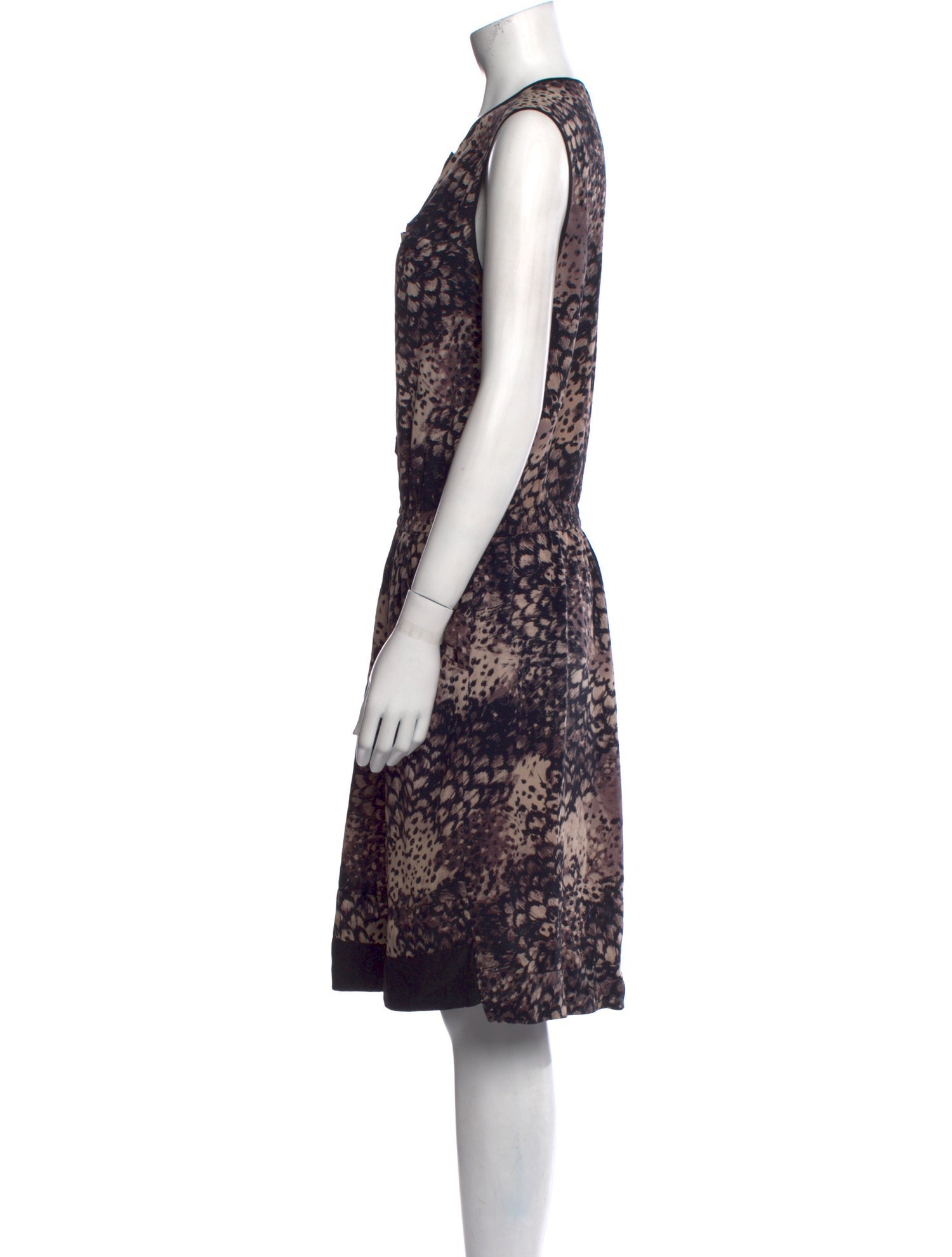 Rebecca Taylor Printed Knee-Length Dress