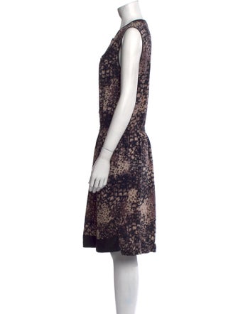 Rebecca Taylor Printed Knee-Length Dress