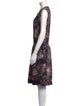 Rebecca Taylor Printed Knee-Length Dress