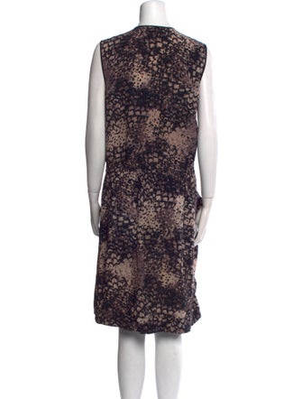 Rebecca Taylor Printed Knee-Length Dress