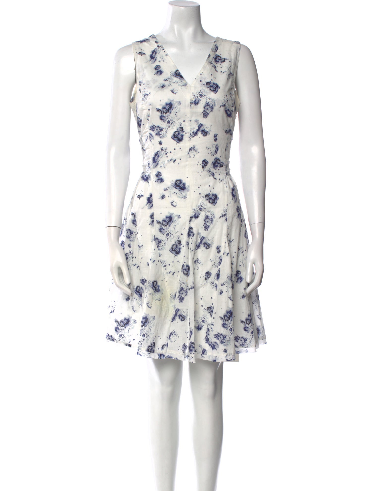 Rebecca Taylor Floral Print Knee-Length Dress